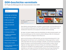 Tablet Screenshot of ddr-geschichte-vermitteln.de